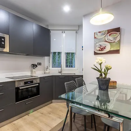 Acogedor Con Estilo Unico Junto Centro Azkuna Apartamento Bilbau